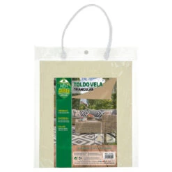 Aktive Garden Store D'ombrage Triangulaire Couleur Crème -Camping Fournitures Boutique aktive garden store dombrage triangulaire couleur creme 3