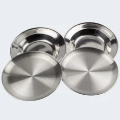 Assiette Camping Plate Et Creuse | Diamètre Env. 23 Cm | 2 Assiettes De Chaque -Camping Fournitures Boutique assiette camping plate et creuse diametre env 23 cm 2 assiettes de chaque 3
