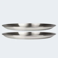 Assiette Plate De Camping | Diamètre Env. 23 Cm | Acier Inox | 2 Assiettes -Camping Fournitures Boutique assiette plate de camping diametre env 23 cm acier inox 2 assiettes 6