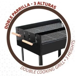Barbecue Au Charbon De Bois Portable Aktive Double Grill -Camping Fournitures Boutique barbecue au charbon de bois portable aktive double grill 2