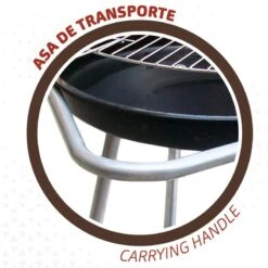 Barbecue Portable Rond 4 Hauteurs Aktive -Camping Fournitures Boutique barbecue portable rond 4 hauteurs aktive 3