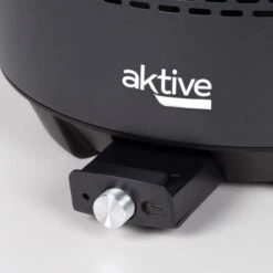 Barbecue Rond Noir Sans Fumée 2 En 1 Ø34 Cm Aktive -Camping Fournitures Boutique barbecue rond noir sans fumee 2 en 1 o34 cm aktive 4