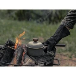 Barebones Casserole En émail / Poêle En Acier - Gris Pierre -Camping Fournitures Boutique barebones casserole en email poele en acier gris pierre 3