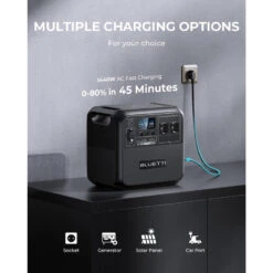 BLUETTI Générateur Électrique Portable AC180 1152Wh Batterie LiFePO4 Pour Voyage -Camping Fournitures Boutique bluetti generateur electrique portable ac180 1152wh batterie lifepo4 pour voyage 3