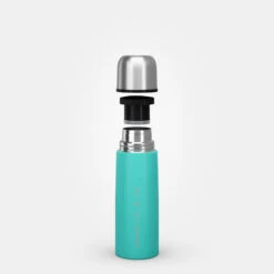 Quechua Bouteille Isotherme Inox 0,4L Avec Gobelet Pour La Randonnée - Turquoise 17 Quechua Bouteille Isotherme Inox 0,4L Avec Gobelet Pour La Randonnée - Turquoise -Camping Fournitures Boutique bouteille isotherme inox 04l avec gobelet pour la randonnee turquoise 7