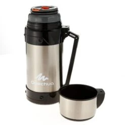 Quechua Bouteille Isotherme Inox 1,5L Avec Gobelet Pour La Randonnée -Camping Fournitures Boutique bouteille isotherme inox 15l avec gobelet pour la randonnee 4
