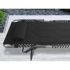 Chaise Longue Torget - Transat - Bain De Soleil 190x60x30 Cm - 150 Kg - Pliable -Camping Fournitures Boutique chaise longue torget transat bain de soleil 190x60x30 cm 150 kg pliable 5