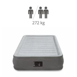 Intex Comfort-Plush 'Queen' - Lit Gonflable - 203x152x33cm - Compris Les Accessoires -Camping Fournitures Boutique comfort plush queen lit gonflable 203x152x33cm compris les accessoires 2