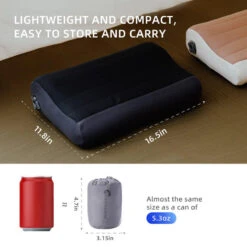 Coussin D'air Flextail Gear Zero Pillow - Beige -Camping Fournitures Boutique coussin dair flextail gear zero pillow beige 6