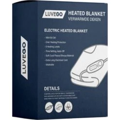 Camping Fournitures Boutique -Camping Fournitures Boutique couverture electrique luvego avec polairesherpa brun fonce 1