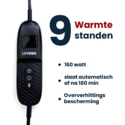 Couverture Électrique Luvego Avec Polaire/Sherpa - Brun Foncé 10 Couverture Électrique Luvego Avec Polaire/Sherpa - Brun Foncé -Camping Fournitures Boutique couverture electrique luvego avec polairesherpa brun fonce 3