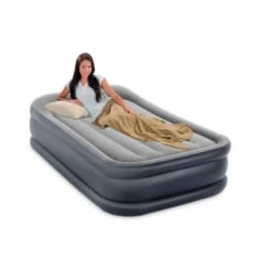 Intex Deluxe Pillow Rest Raised Twin - Lit Gonflable - 191x99x42cm - Avec Accessoires 7 Intex Deluxe Pillow Rest Raised Twin - Lit Gonflable - 191x99x42cm - Avec Accessoires -Camping Fournitures Boutique deluxe pillow rest raised twin lit gonflable 191x99x42cm avec accessoires 2