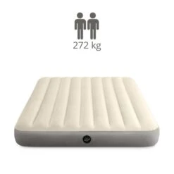 Intex Dura Beam - Lit Gonflable - 203x152x25cm - Compris Les Accessoires -Camping Fournitures Boutique dura beam lit gonflable 203x152x25cm compris les accessoires 2