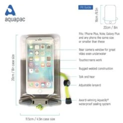 Aquapac Etui Professionnel étanche Pour Téléphone Plus Vert Citron -Camping Fournitures Boutique etui professionnel etanche pour telephone plus vert citron 3