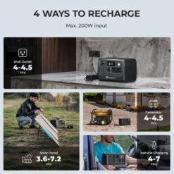 Générateur Solaire BLUETTI EB70 716Wh -Camping Fournitures Boutique generateur solaire bluetti eb70 716wh 3