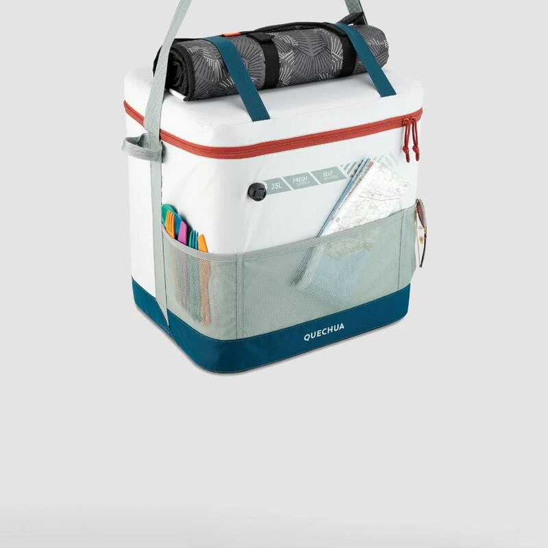 Quechua GLACIERE SOUPLE DE CAMPING - 35 LITRES - CONSERVATION AU FRAIS 17 HEURES 2 Quechua GLACIERE SOUPLE DE CAMPING - 35 LITRES - CONSERVATION AU FRAIS 17 HEURES – Image 2