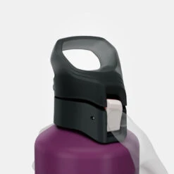 Quechua Gourde Alu 1L Avec Bouchon à Ouverture Rapide Pour La Randonnée - Violet -Camping Fournitures Boutique gourde alu 1l avec bouchon a ouverture rapide pour la randonnee violet 5