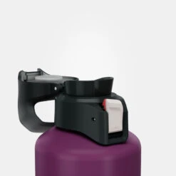 Quechua Gourde Alu 1L Avec Bouchon à Ouverture Rapide Pour La Randonnée - Violet -Camping Fournitures Boutique gourde alu 1l avec bouchon a ouverture rapide pour la randonnee violet 6