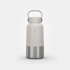 Quechua Gourde Inox 0,6L Avec Bouchon à Vis Pour La Randonnée - Blanc -Camping Fournitures Boutique gourde inox 06l avec bouchon a vis pour la randonnee blanc 9