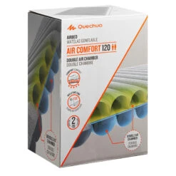Quechua MATELAS DE CAMPING GONFLABLE AIR CONFORT | 2 PERSONNES - LARGEUR 120 CM -Camping Fournitures Boutique matelas de camping gonflable air confort 2 personnes largeur 120 cm 2