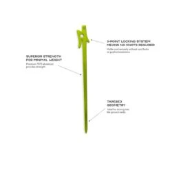 Nemo Equipment Airpin Tent Pegs - 4 Pièces -Camping Fournitures Boutique nemo equipment airpin tent pegs 4 pieces 4