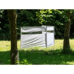 Paravent De Camping Bora - Brise-Vue - 6,0 X 1,4 M - Résistant Au Vent - Gris -Camping Fournitures Boutique paravent de camping bora brise vue 60 x 14 m resistant au vent gris 3