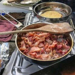 Pathfinder Poêle à Frire Pliable En Acier Inoxydable Avec Couvercle -Camping Fournitures Boutique pathfinder poele a frire pliable en acier inoxydable avec couvercle 3