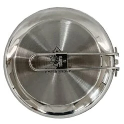 Pathfinder Poêle à Frire Pliable En Acier Inoxydable Avec Couvercle -Camping Fournitures Boutique pathfinder poele a frire pliable en acier inoxydable avec couvercle 4