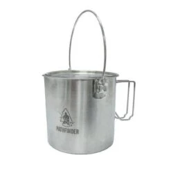 Pathfinder Pot En Acier Inoxydable Avec Couvercle (1,9 L) -Camping Fournitures Boutique pathfinder pot en acier inoxydable avec couvercle 19 l 2