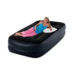 Intex Pillow Rest Raised Twin - Lit Gonflable - 191x99x42cm - Compris Les Accessoires -Camping Fournitures Boutique pillow rest raised twin lit gonflable 191x99x42cm compris les accessoires 2