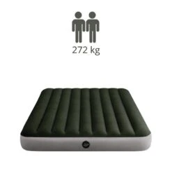 Intex Prestige Downy Jr. Twin Airbed - Lit Gonflable - 191x152x25cm - Avec Accessoires -Camping Fournitures Boutique prestige downy jr twin airbed lit gonflable 191x152x25cm avec accessoires 2