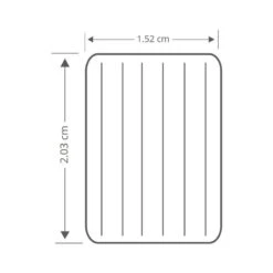 Intex Prestige Downy Jr. Twin Airbed - Lit Gonflable - 191x152x25cm - Avec Accessoires -Camping Fournitures Boutique prestige downy jr twin airbed lit gonflable 191x152x25cm avec accessoires 3