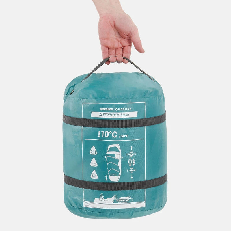 Quechua SAC DE COUCHAGE ENFANT 2 EN 1 - SLEEPIN BED JUNIOR 10°C BLEU 2 Quechua SAC DE COUCHAGE ENFANT 2 EN 1 - SLEEPIN BED JUNIOR 10°C BLEU – Image 2