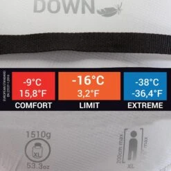 Simond Sac De Couchage MAKALU II Light -9° Taille XL -Camping Fournitures Boutique sac de couchage makalu ii light 9 taille xl 6