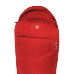 HIGHLANDER Sac De Couchage Sleepline 350 Momie 4°C Rouge 9 HIGHLANDER Sac De Couchage Sleepline 350 Momie 4°C Rouge -Camping Fournitures Boutique sac de couchage sleepline 350 momie 4c rouge 4