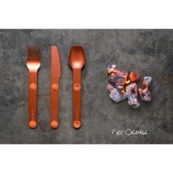 SET 3 COUVERTS MAGNÉTIQUES MAGWARE - CAMPING BIVOUAC - ALUMINUM DUR - AVEC ÉTUI -Camping Fournitures Boutique set 3 couverts magnetiques magware camping bivouac aluminum dur avec etui 3