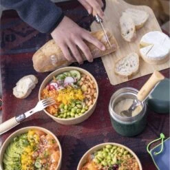 Set Complet Opinel Picnic+ - Opinel N°8 + Embouts Cuillère Et Fourchette -Camping Fournitures Boutique set complet opinel picnic opinel n8 embouts cuillere et fourchette 4