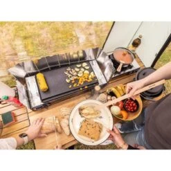 Set Réchaud à Gaz 2 Feux - Skandika Brann - Camping - Allumage Piezo - Mallette -Camping Fournitures Boutique set rechaud a gaz 2 feux skandika brann camping allumage piezo mallette 4