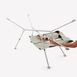 Quechua TABLE DE CAMPING COMPACTE 4/6 PERSONNES - PLATEAU BOIS - POCHE DE RANGEMENT -Camping Fournitures Boutique table de camping compacte 46 personnes plateau bois poche de rangement 5