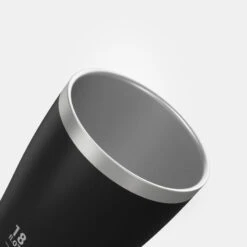 Quechua Tasse / Verre MH500 Isotherme (double Paroi Inox) Camp Du Randonneur 0,5L Noir -Camping Fournitures Boutique tasse verre mh500 isotherme double paroi inox camp du randonneur 05l noir 2