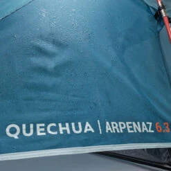 Quechua Tente à Arceaux De Camping - Arpenaz 6.3 - 6 Personnes - 3 Chambres -Camping Fournitures Boutique tente a arceaux de camping arpenaz 63 6 personnes 3 chambres 6