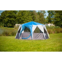 Tente Coleman Octagon 8 (Bleue) -Camping Fournitures Boutique tente coleman octagon 8 bleue 4