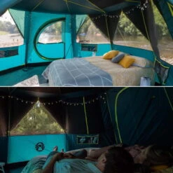 Tente Coleman Octagon Blackout 8 -Camping Fournitures Boutique tente coleman octagon blackout 8 4