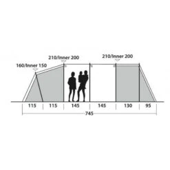 Tente De Camping Outwell Winwood 8 -Camping Fournitures Boutique tente de camping outwell winwood 8 3