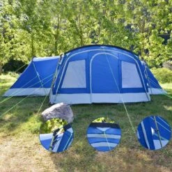 Tente Familiale Dôme Nimbus 12 - Camping - 12 Personnes - 3 Cabines 12 Tente Familiale Dôme Nimbus 12 - Camping - 12 Personnes - 3 Cabines -Camping Fournitures Boutique tente familiale dome nimbus 12 camping 12 personnes 3 cabines 5