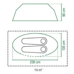 Coleman Tente Galiano Bleue - 2 Personnes -Camping Fournitures Boutique tente galiano bleue 2 personnes 5