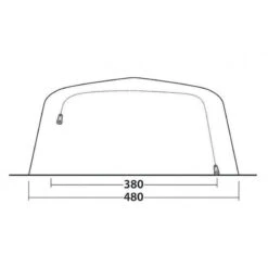 Tente Gonflable Outwell Jacksondale 7PA 9 Tente Gonflable Outwell Jacksondale 7PA -Camping Fournitures Boutique tente gonflable outwell jacksondale 7pa 4