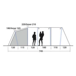 Tente Gonflable Outwell Knightdale 8PA 8 Tente Gonflable Outwell Knightdale 8PA -Camping Fournitures Boutique tente gonflable outwell knightdale 8pa 3