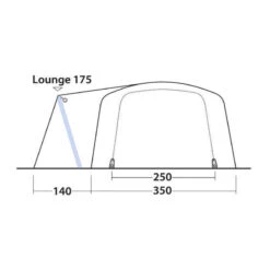 Tente Gonflable Outwell Oakdale 5PA -Camping Fournitures Boutique tente gonflable outwell oakdale 5pa 4