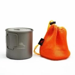 Toaks Titanium 650ml Pan - Ultraléger -Camping Fournitures Boutique toaks titanium 650ml pan ultraleger 2